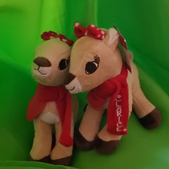 2 Plush animal reindeer - Picture 1 of 3